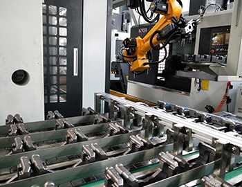 Automatic processing scheme of brake system bracket